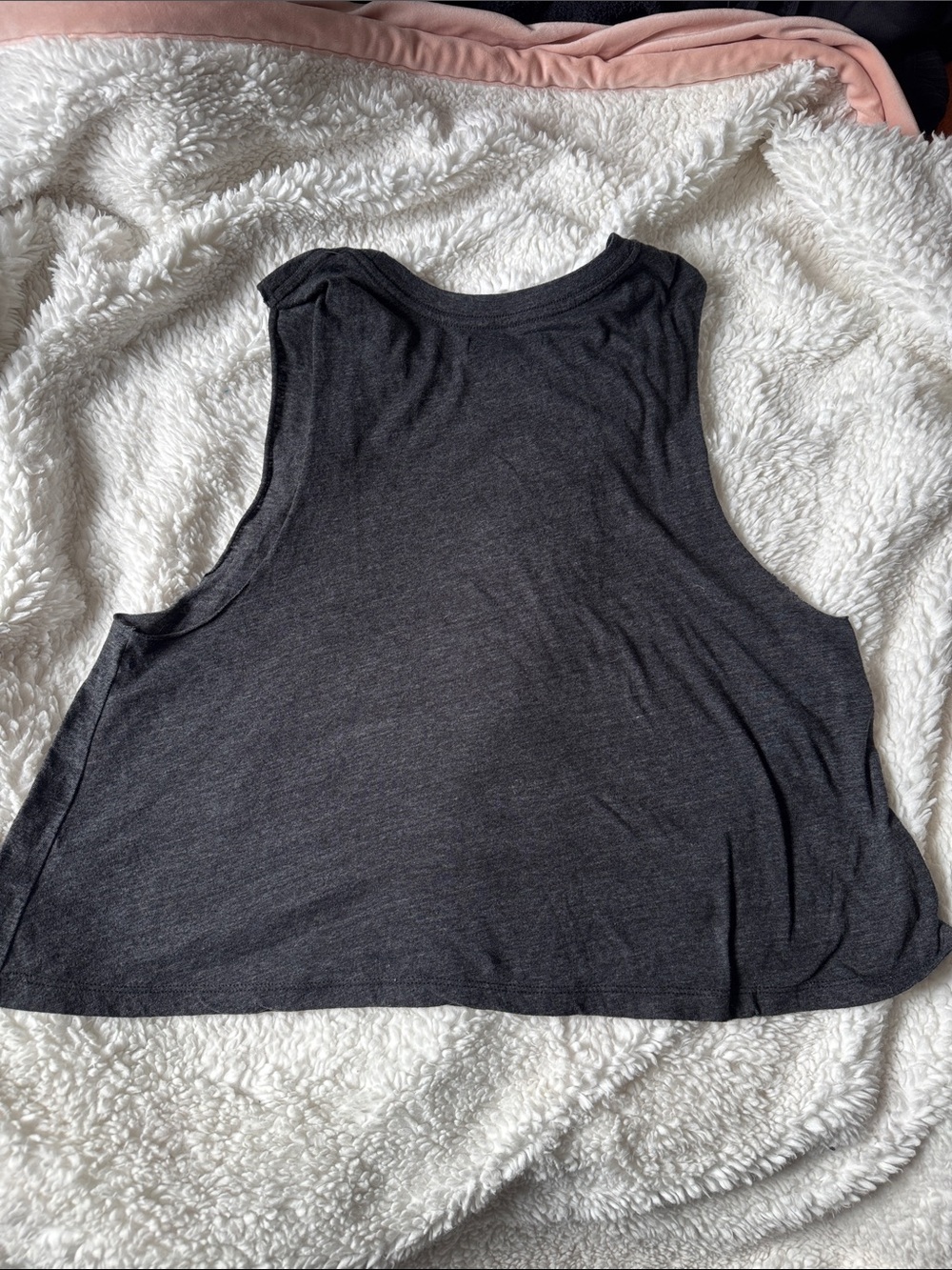 Spiritual Gangster || “Wander” Muscle Tank (L) - Charcoal, White, and Gold - Picture 8 of 12